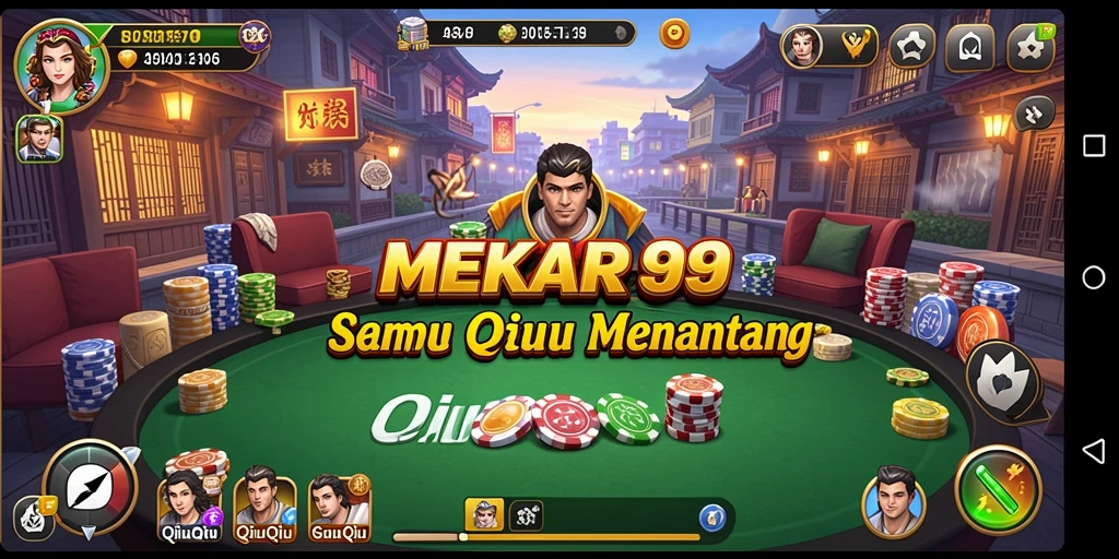 Tampilan gameplay MEKAR99 yang seru dalam QiuQiu.