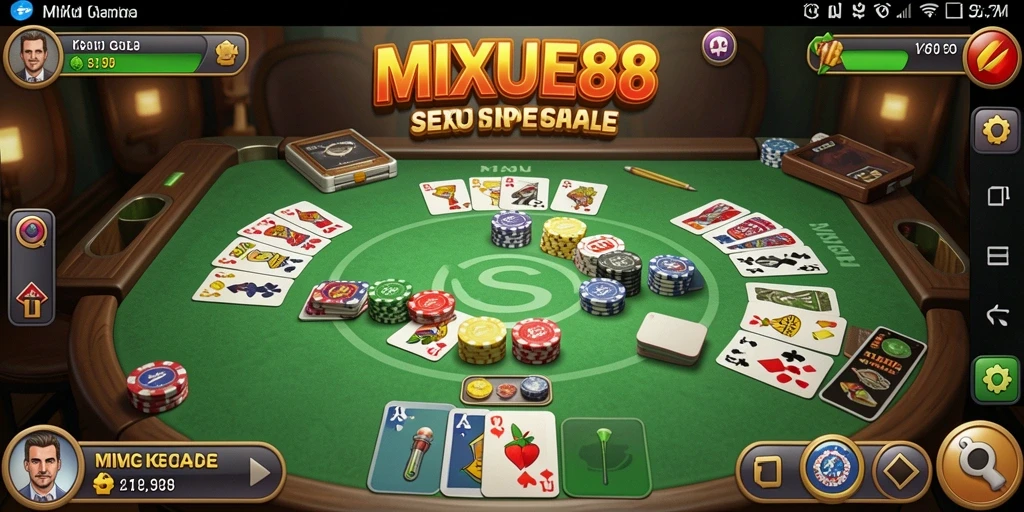 Tampilan gameplay Gaple yang menarik dan interaktif.